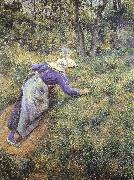 Camille Pissarro Collect grass Germany oil painting artist